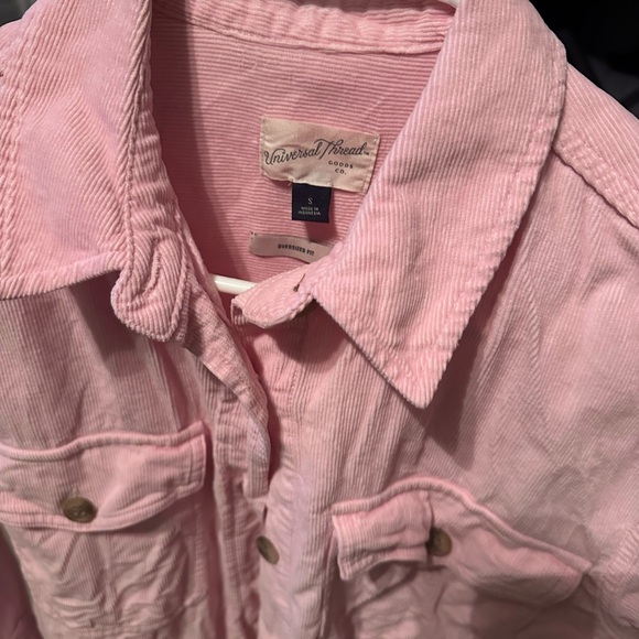 Universal Thread Light Pink Button-Up Jacket - Picture 4 of 4